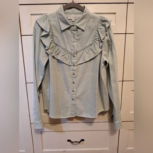 Intermix Lightweight Denim Blouse
